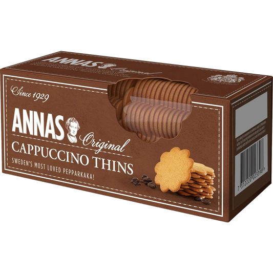 Annas Cappuccino Thins Biscuits