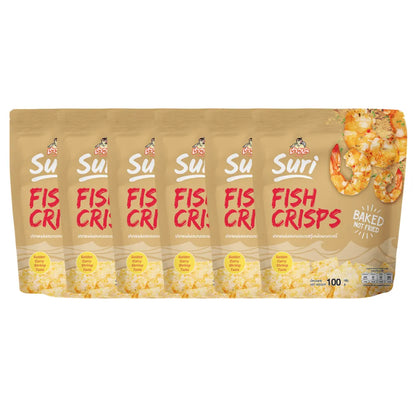 CHAOLAY Fish Crisps (golden Curry Shrimp) 100g x6