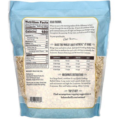 Bob's Red Mill Quick Cooking Rolled Oats