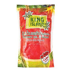 King Island Coconut Jelly Sala 1kg, dry grocery snack with coconut flavor, packaged in a clear plastic bag.
