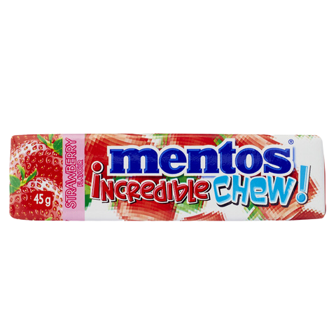 Mentos Incredible Strawberry Chewy Candies