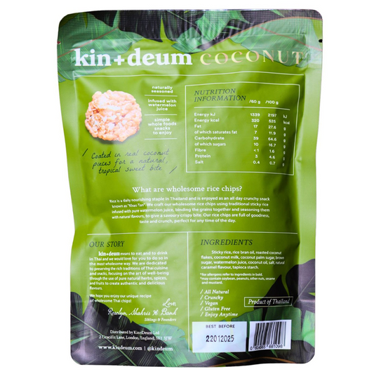 Kin Deum Wholesome Rice Chips Coconut