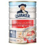 Bowl of Quaker Instant Oatmeal with steam rising, served with toppings like berries and honey for a quick breakfast.