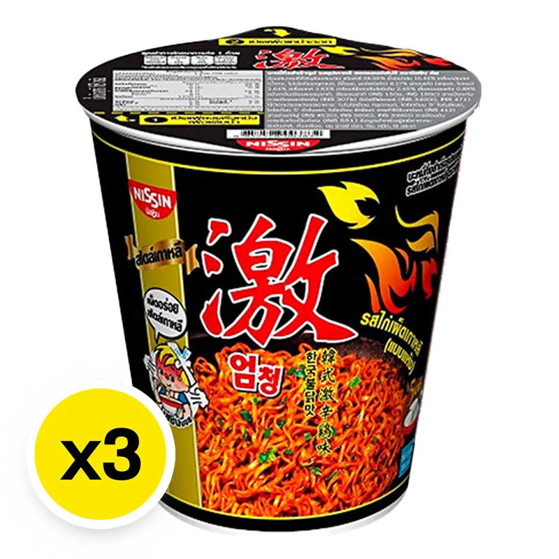 Nissin Premium Cup Instant Noodle Korean Hot Chilli Chicken 71g