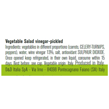 D'Amico Vegetable Salad Vinegar