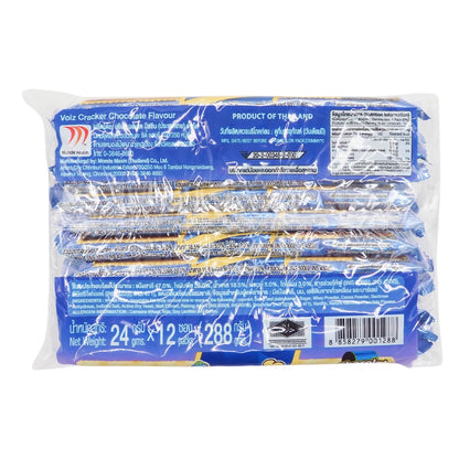 Voiz Cracker With Chocolate Cream Filling 24g x12