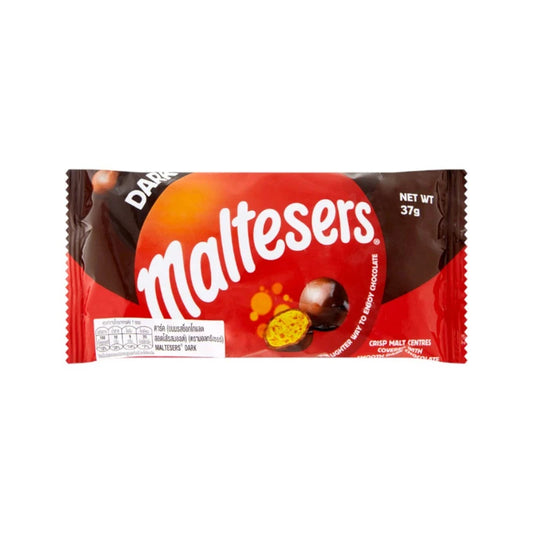 Maltesers Dark Chocolate Dark Chocolate Flavored Snacks Filled