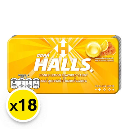 Halls Soother Lemon 18 Tablets