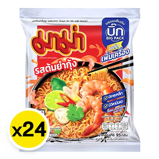 Mama Big Pack Instant Noodle Shrimp Tom Yum 95g x24