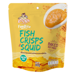 Chaolay Fish Crispy with Squid salted egg snack in a colorful package, showcasing the crunchy seafood treat.