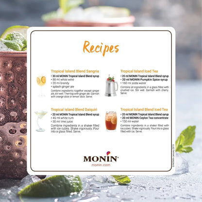 Monin Tropical Island Blend Syrup 700ml