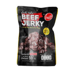 O-YUA Salty Beef Snack with secret recipe, 55g, featuring seasoned, dried beef slices in a resealable package.