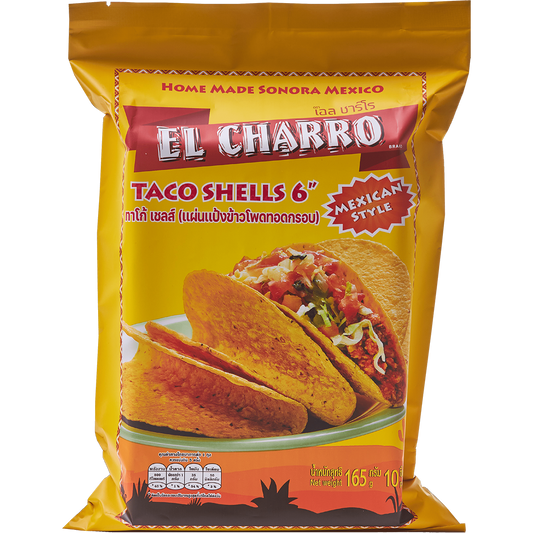 El Charro Taco Shells 6"