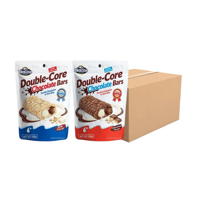 Nezline Double Core Chocolate Bars Oat-coated Wafer Snacks 280g