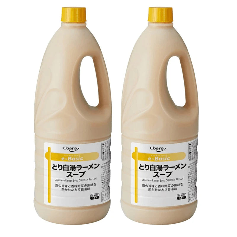 Ebara E-Basic Tori Chicken Paitan Ramen Soup 1.8L x2