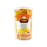 Thong Poon dried mango in a 250g package, showcasing bright orange dried fruit pieces on a white background.
