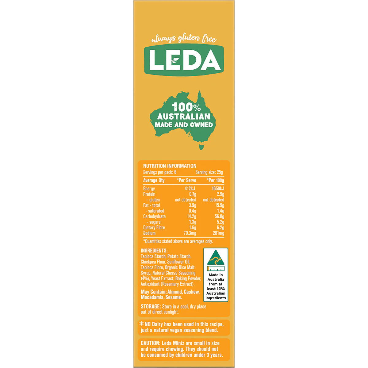 Leda Cracker Miniz Cheeze
