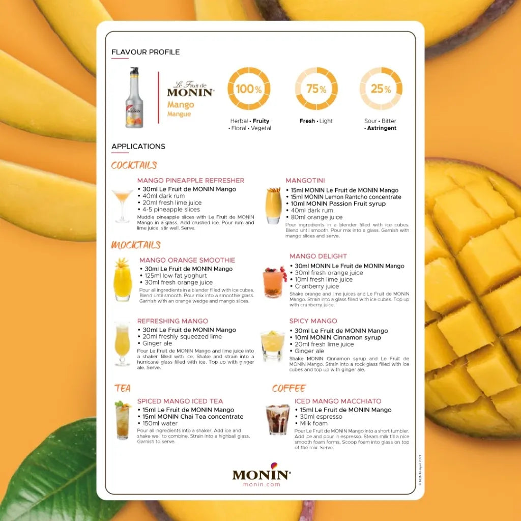 Monin Mango Fruitmix 1000ml