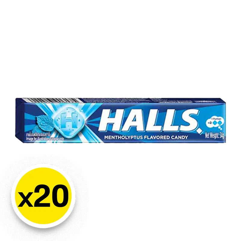 Halls Mentoliptus x20