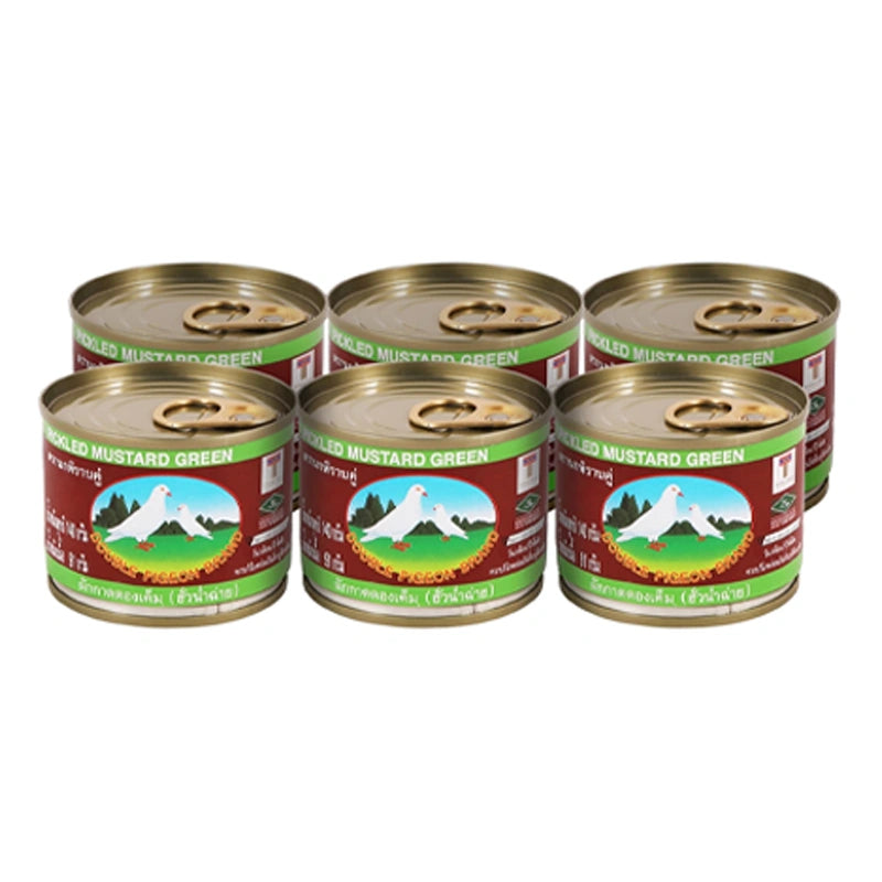 Double Pigeon Green Mustrad Pickle 140g x6