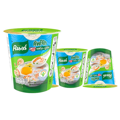 KNORR Cup Instant Jasmine Rice Porridge With Shrimp And Crab