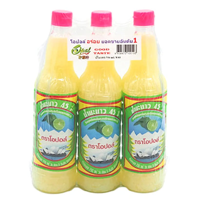 Opal Lemon Juice 45% 750ml x3