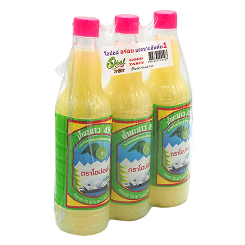Opal Lemon Juice 45% 750ml x3