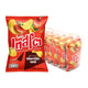 TASTO Potato Rock Chips BBQ flavor in 42g packs, showing crispy potato chips with BBQ seasoning on a white background.
