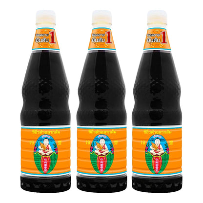 DEK SOM Boon Dark Soy Sauce Orange 1.35L x3