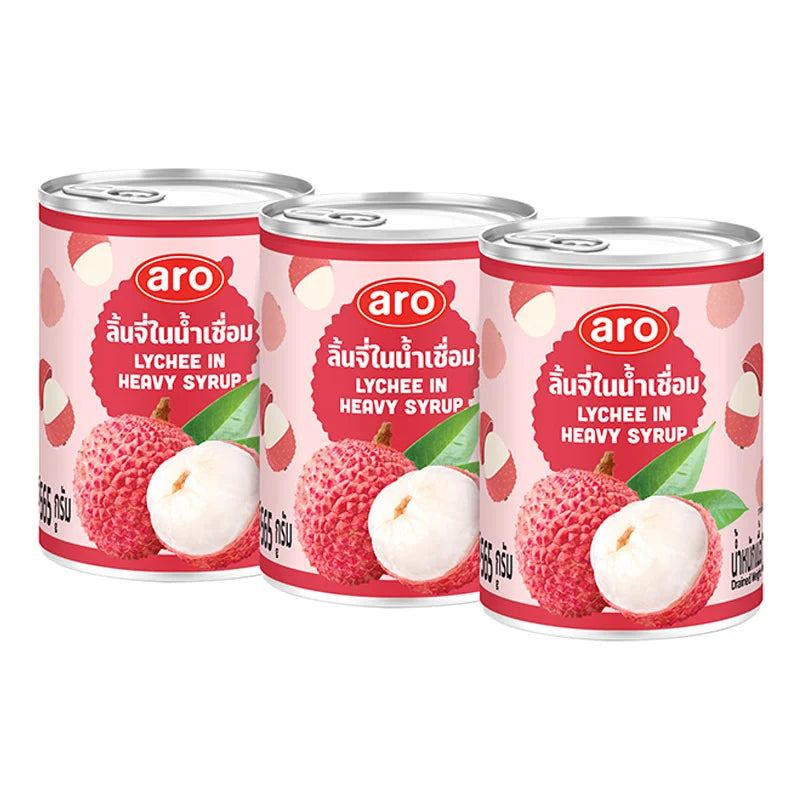 ARO Lychee In Syrup 565g x3