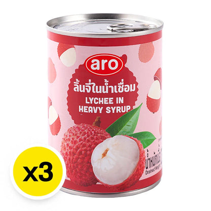 ARO Lychee In Syrup 565g x3