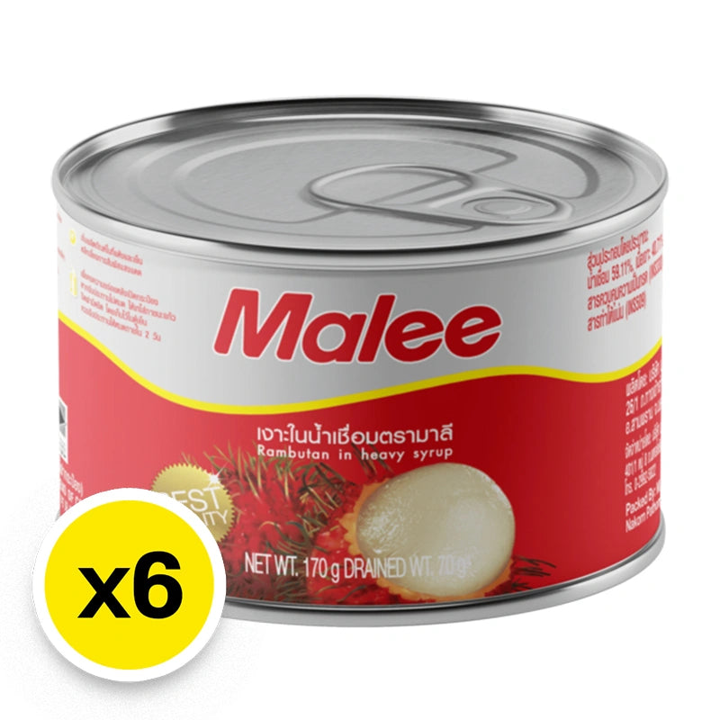 Malee Rambutan In Syrup 6 Oz x6