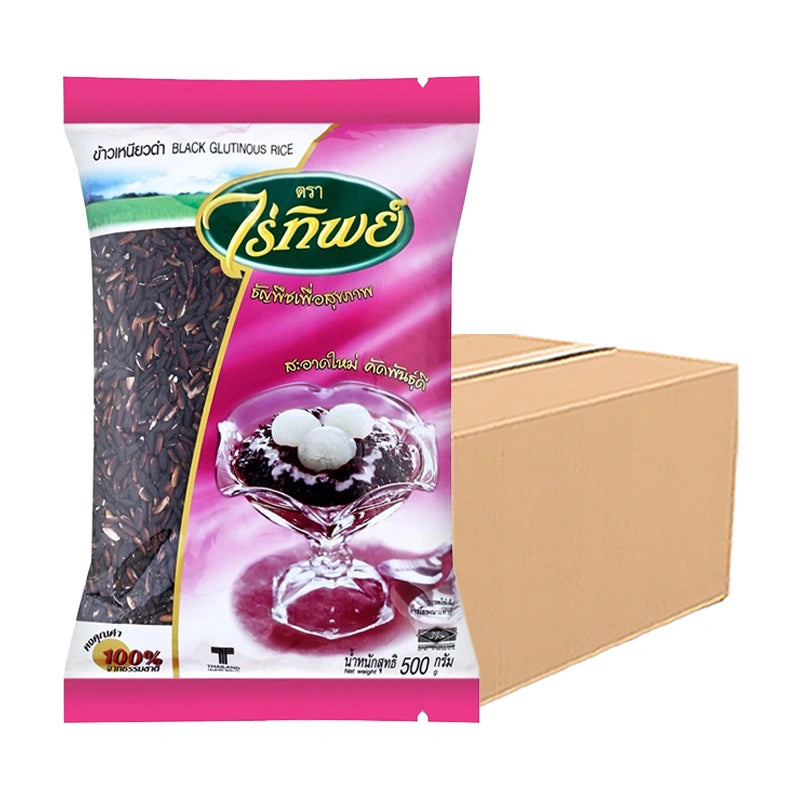 Raitip Black Glutinous Rice 500g x6