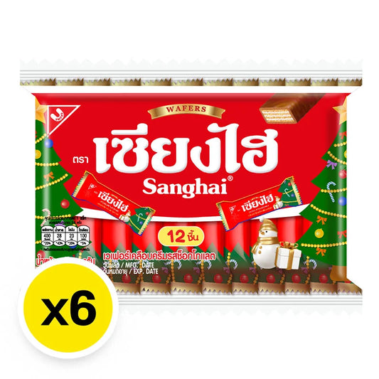 Sanghai Wafer Chocolate x6