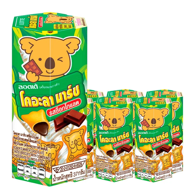 Koala's March Biscuits With Chocolate Filling 37g x6