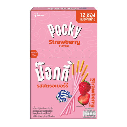 Pocky Strawberry 9g x12