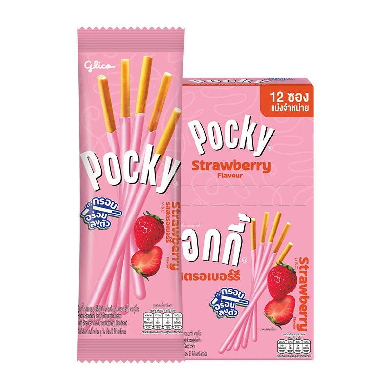 Pocky Strawberry 9g x12