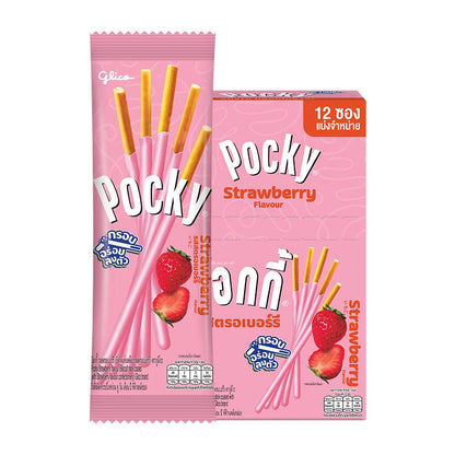 Pocky Strawberry 9g x12