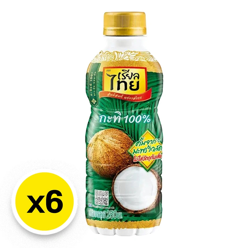 Real Thai Coconut Milk PET 250ml x6
