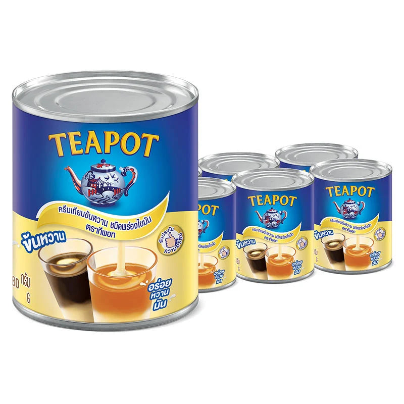 TEAPOT Sweetened Condensed Milk 380g x6
