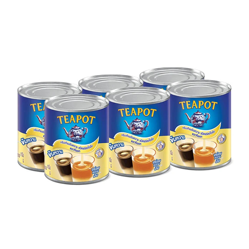 Teapot Sweetened Condensed Milk 380g x6