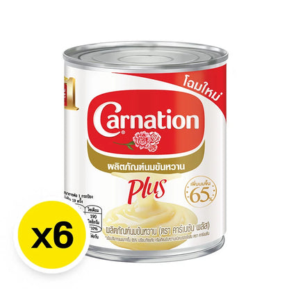 Carnation Plus Sweetened Condensed Milk 380g x6