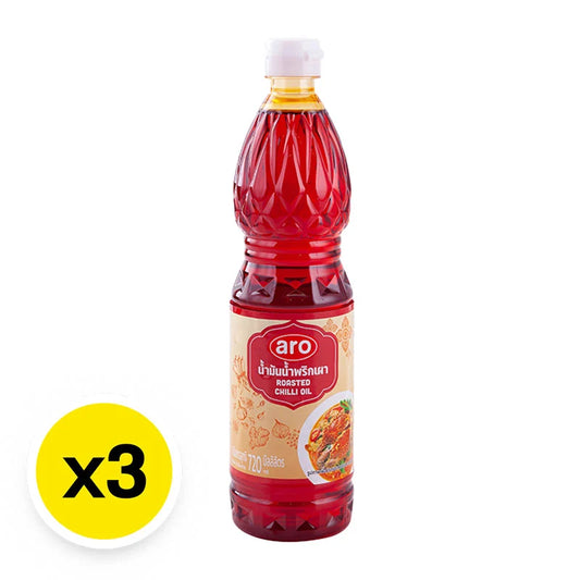 ARO Fried Curry Paste Oil 720ml x3