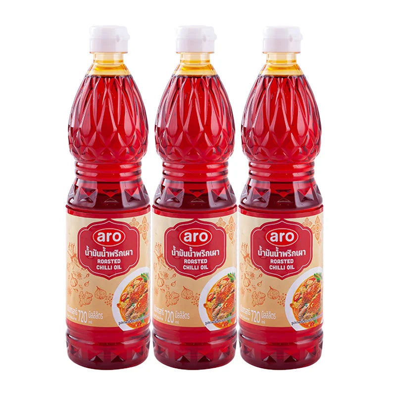 ARO Fried Curry Paste Oil 720ml x3