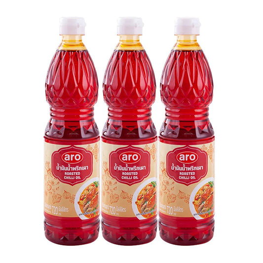 ARO Fried Curry Paste Oil 720ml x3