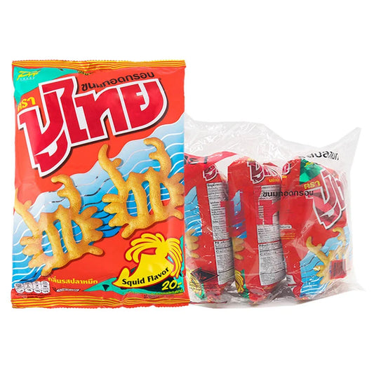 PU THAI Crispy Snack Squid Flavour 55g x3