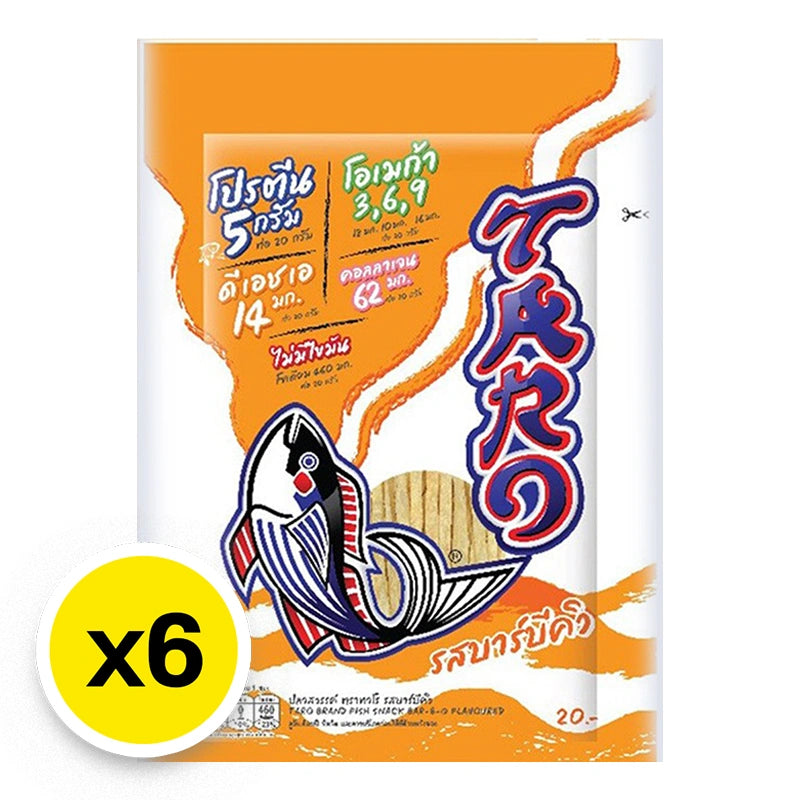 Taro Fish Snack BBQ 20g x6