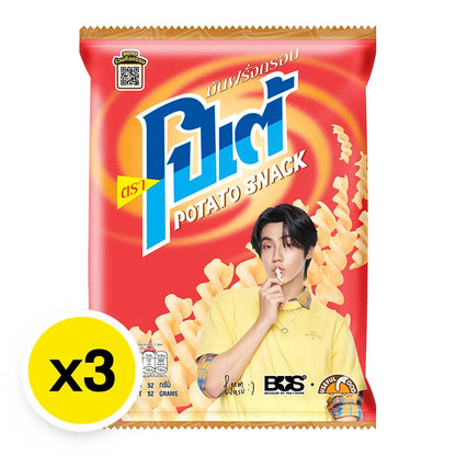 Potae Potato Extrude Snack 52g x3