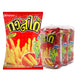 TWISTKO BBQ Corn Snack 68g pack, crispy corn chips with smoky barbecue flavor, stacked in a row.