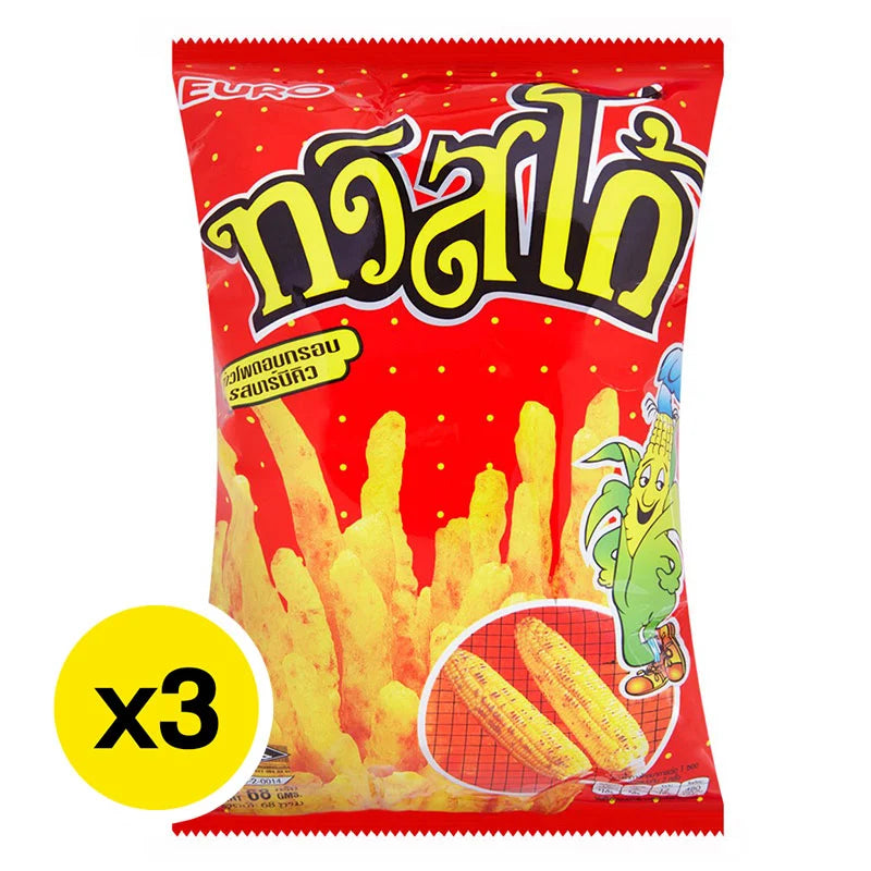 Twistko Corn Snack BBQ 68g x3